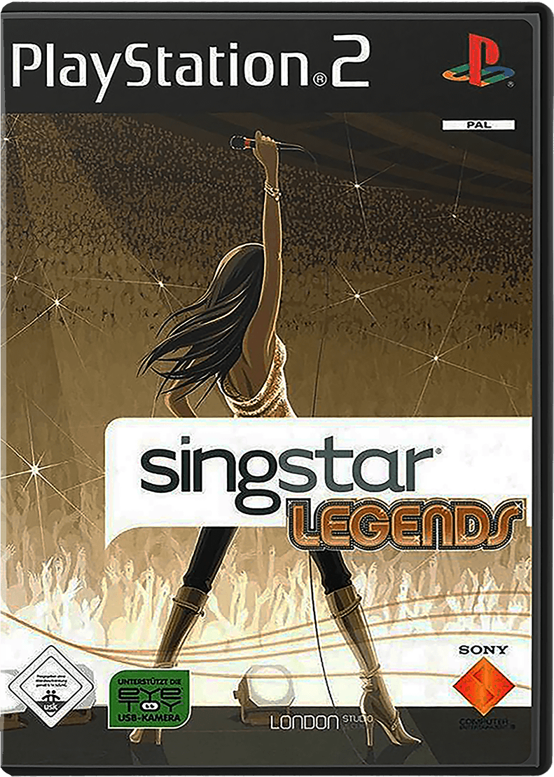 SingStar Legends box art for Playstation 2